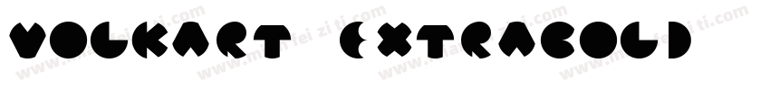 Volkart Extrabold字体转换